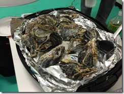 焼き牡蠣